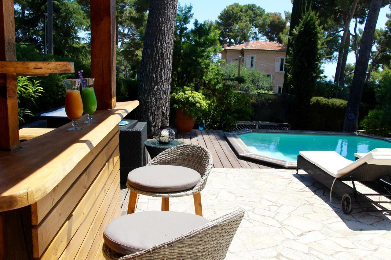 Sea View Villa - Antibes - Beach - Pool - Art Deco Esterno foto